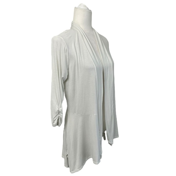AB Studio Women's Off White Cardigan Sweater - Picture 2 of 11